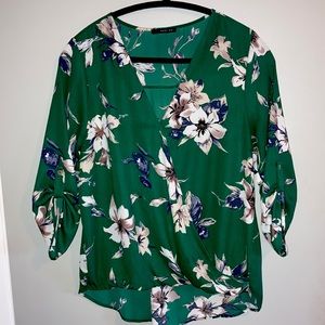 Green mid length top!